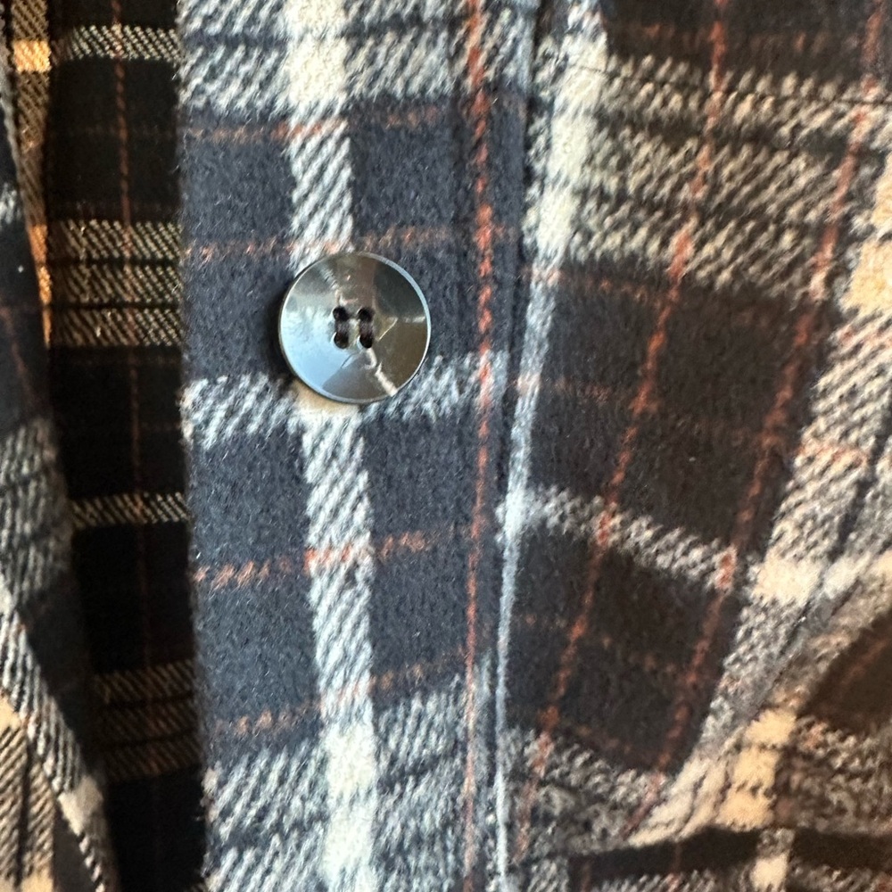 Plaid Button-Up Jacket - Picture 7 of 9